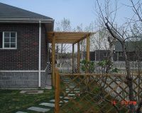 杭州庭院花園木作施工案例